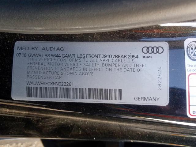 Photo 9 VIN: WAUWFAFCXHN022261 - AUDI S7 PREMIUM 