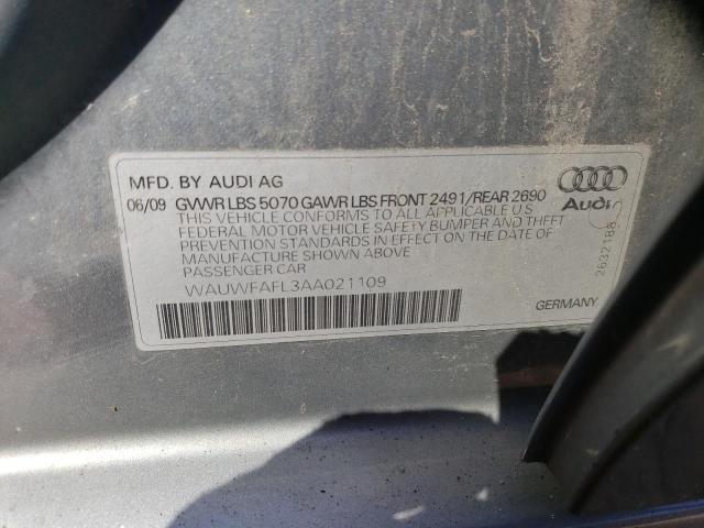 Photo 11 VIN: WAUWFAFL3AA021109 - AUDI A4 PREMIUM 