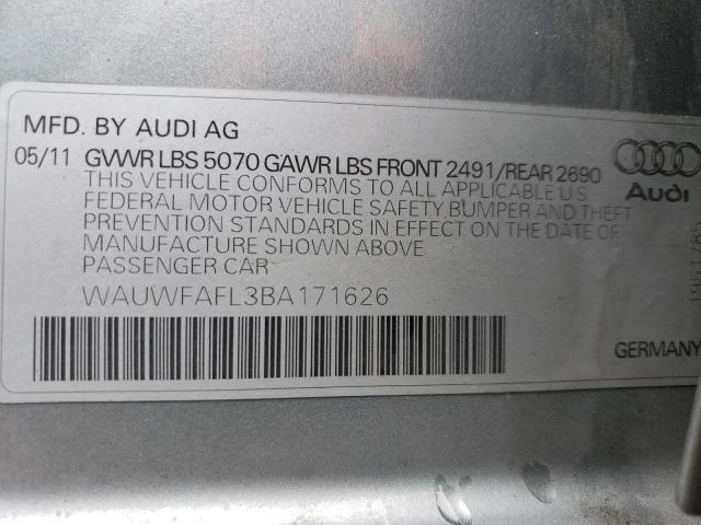 Photo 13 VIN: WAUWFAFL3BA171626 - AUDI A4 