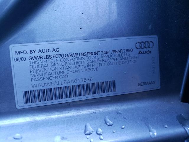 Photo 9 VIN: WAUWFAFL5AA013836 - AUDI A4 