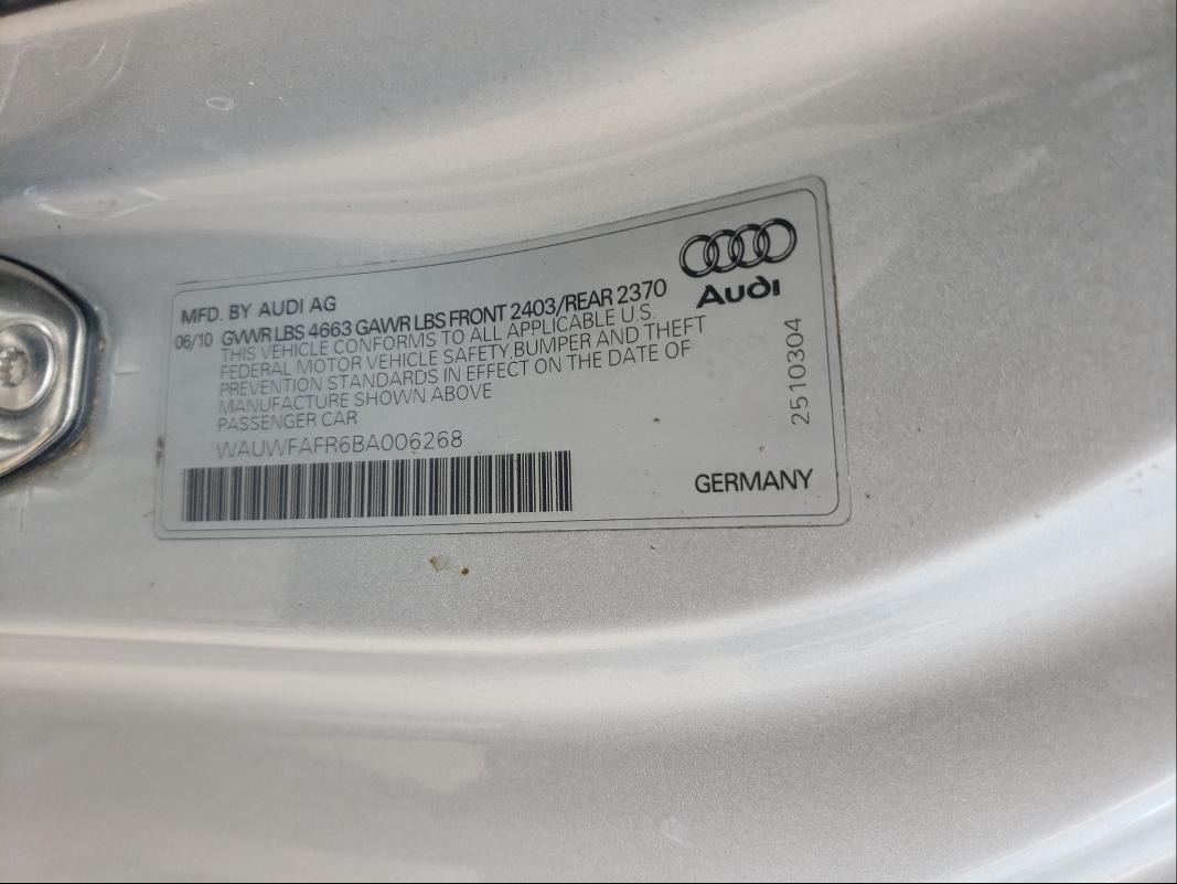 Photo 9 VIN: WAUWFAFR6BA006268 - AUDI A5 PRESTIG 