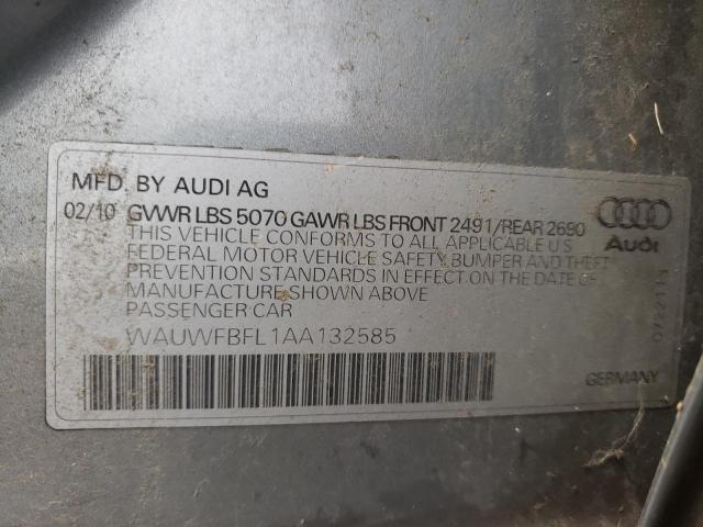 Photo 11 VIN: WAUWFBFL1AA132585 - AUDI A4 