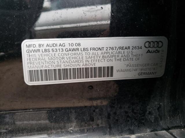 Photo 9 VIN: WAUWG74F19N010787 - AUDI A6 PRESTIG 