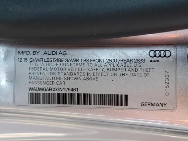 Photo 9 VIN: WAUWGAFC0GN129461 - AUDI A7 PREMIUM 