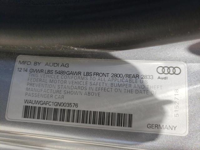 Photo 9 VIN: WAUWGAFC1GN003576 - AUDI A7 PREMIUM 