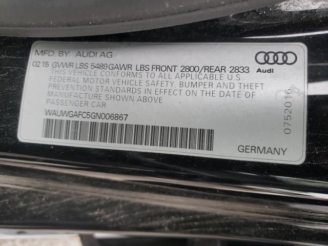 Photo 9 VIN: WAUWGAFC5GN006867 - AUDI A7 SPORTBACK 