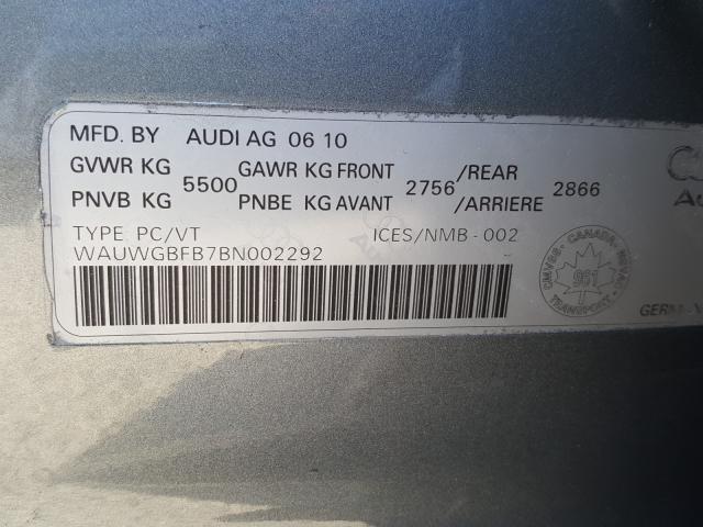 Photo 9 VIN: WAUWGBFB7BN002292 - AUDI A6 PREMIUM 