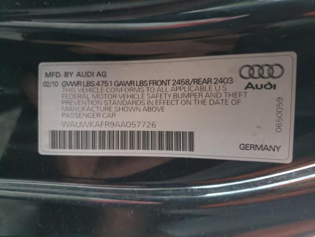 Photo 9 VIN: WAUWKAFR9AA057726 - AUDI A5 PRESTIG 