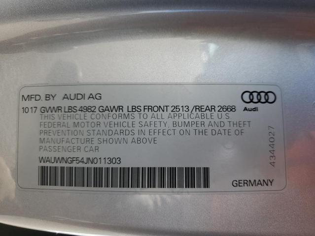 Photo 11 VIN: WAUWNGF54JN011303 - AUDI A5 PREMIUM 