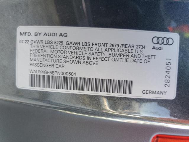 Photo 11 VIN: WAUY4GF58PN000504 - AUDI S5 PRESTIG 