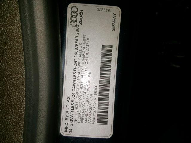 Photo 9 VIN: WAUYGAFC2CN168300 - AUDI A7 PREMIUM 