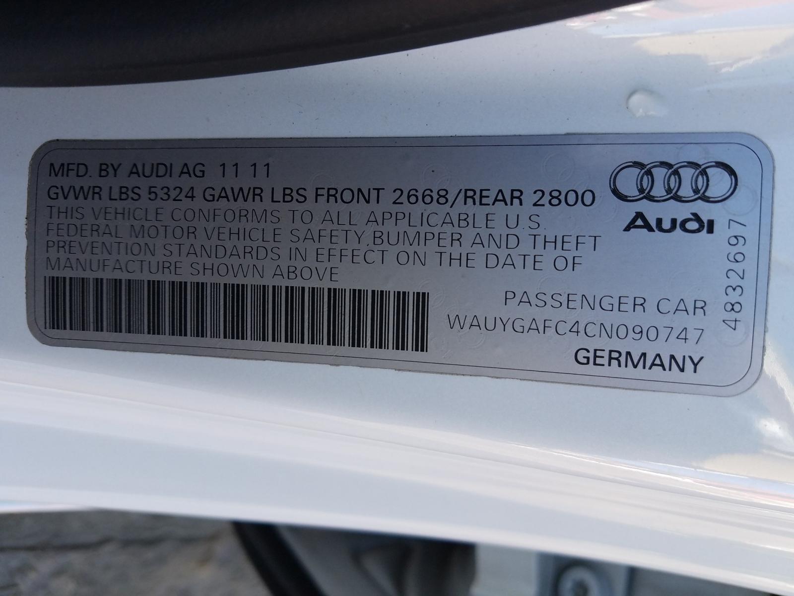 Photo 9 VIN: WAUYGAFC4CN090747 - AUDI A7 PREMIUM 