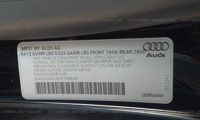 Photo 8 VIN: WAUYGAFC4CN158836 - AUDI A7 