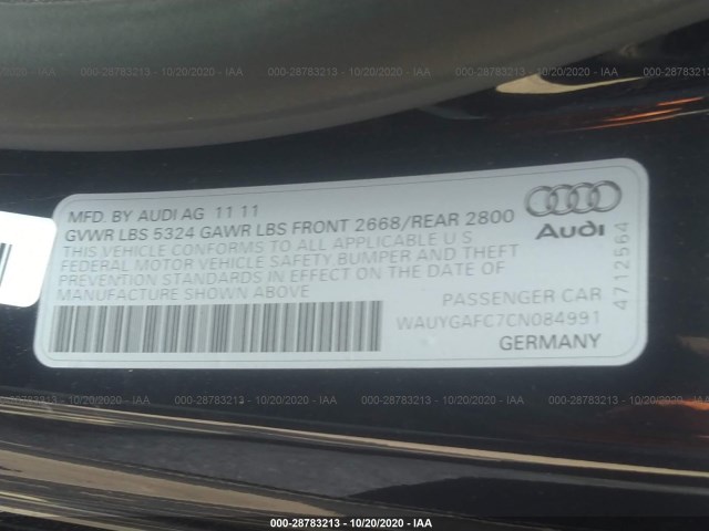 Photo 8 VIN: WAUYGAFC7CN084991 - AUDI A7 