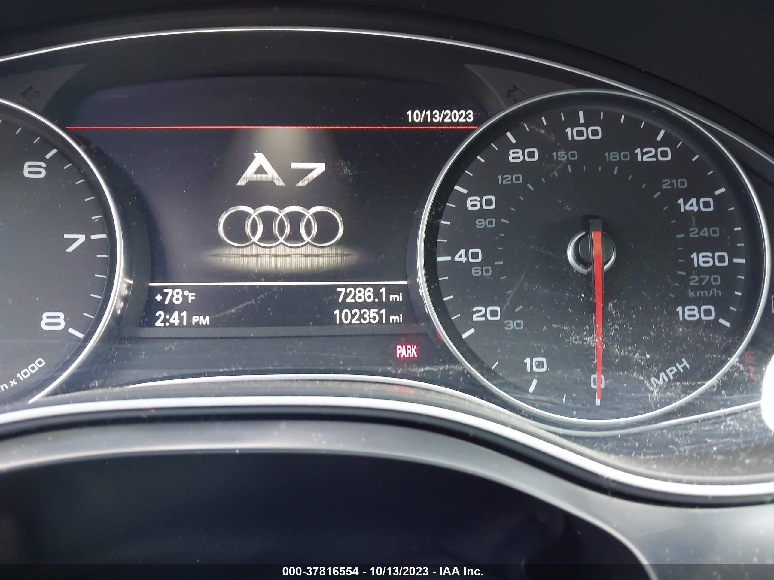 Photo 6 VIN: WAUYGAFC9DN079812 - AUDI A7 