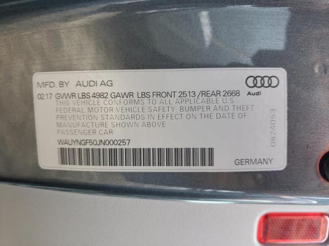 Photo 9 VIN: WAUYNGF50JN000257 - AUDI A5 PREMIUM 