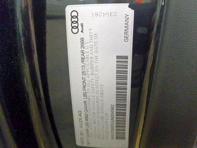 Photo 9 VIN: WAUYNGF53JN004982 - AUDI A5 PREMIUM 