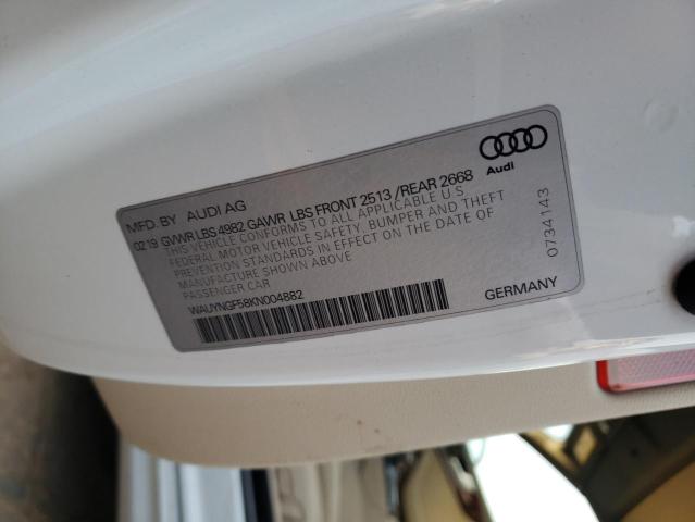 Photo 11 VIN: WAUYNGF58KN004882 - AUDI A5 PREMIUM 