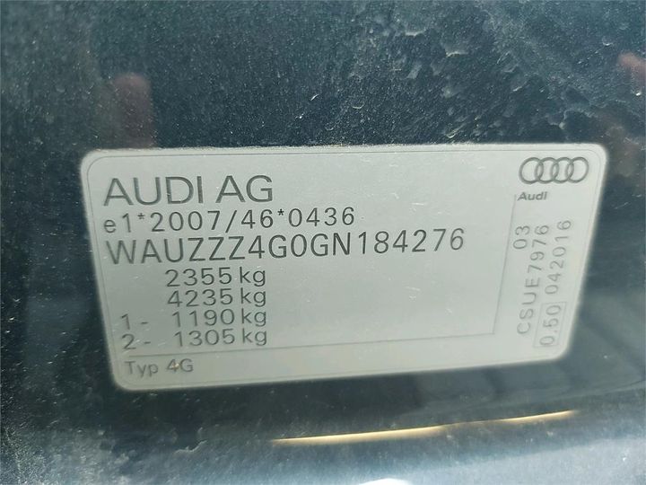 Photo 4 VIN: WAUZZZ4G0GN184276 - AUDI A6 