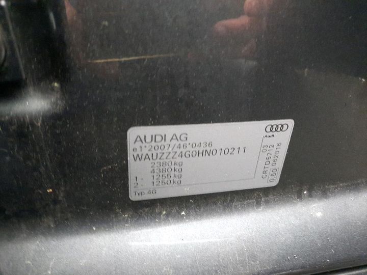 Photo 8 VIN: WAUZZZ4G0HN010211 - AUDI A6 