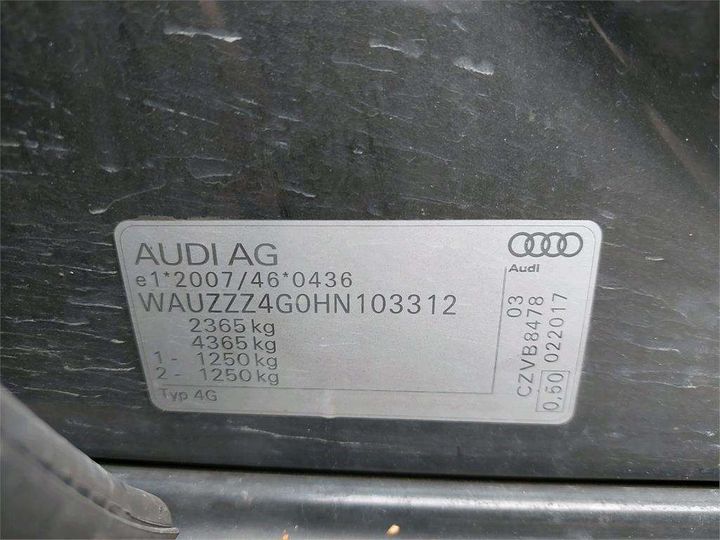 Photo 8 VIN: WAUZZZ4G0HN103312 - AUDI A7 SPORTBACK 