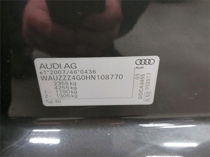 Photo 6 VIN: WAUZZZ4G0HN108770 - AUDI A6 AVANT 