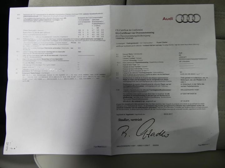 Photo 12 VIN: WAUZZZ4G0HN114391 - AUDI A6 