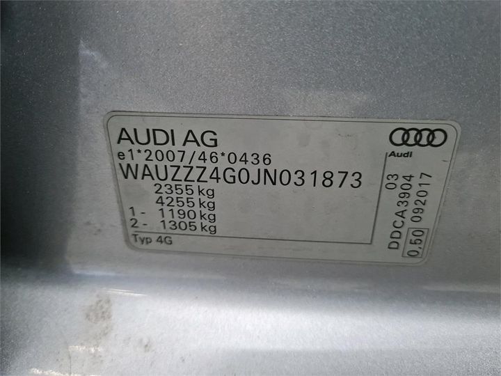 Photo 6 VIN: WAUZZZ4G0JN031873 - AUDI A6 