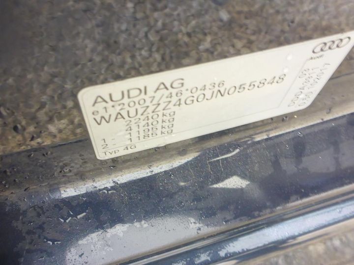 Photo 9 VIN: WAUZZZ4G0JN055848 - AUDI A6 LIMOUSINE 