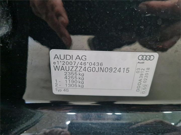 Photo 6 VIN: WAUZZZ4G0JN092415 - AUDI A6 AVANT 