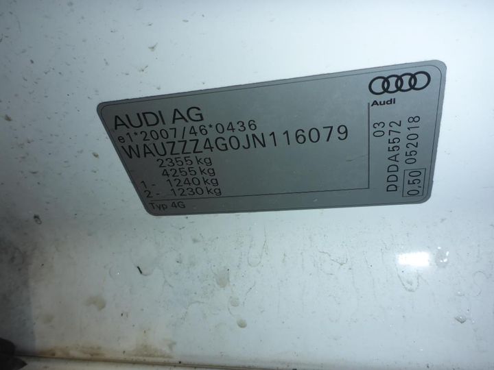 Photo 14 VIN: WAUZZZ4G0JN116079 - AUDI A6 LIMOUSINE 