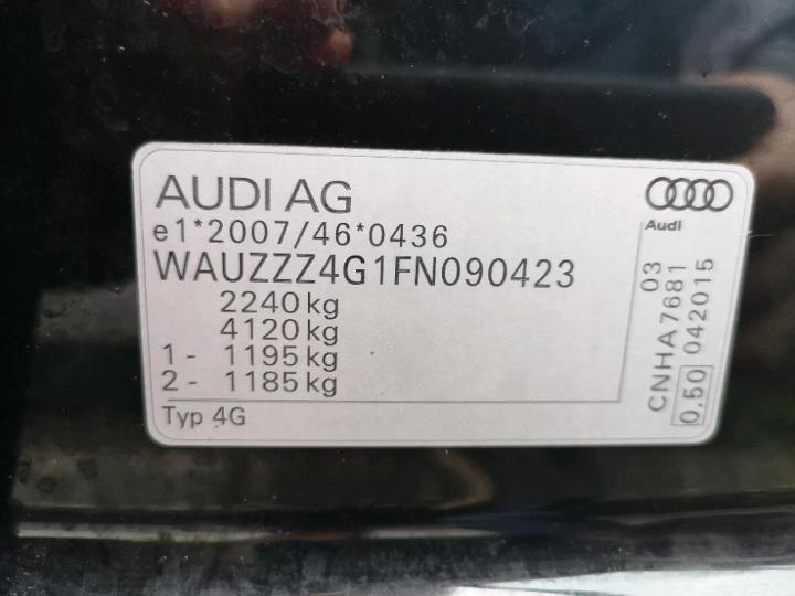 Photo 17 VIN: WAUZZZ4G1FN090423 - AUDI A6 