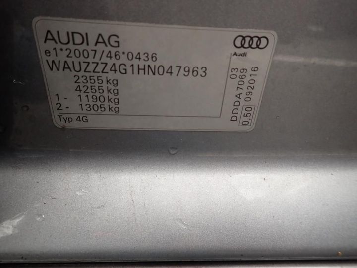 Photo 15 VIN: WAUZZZ4G1HN047963 - AUDI A6 AVANT 