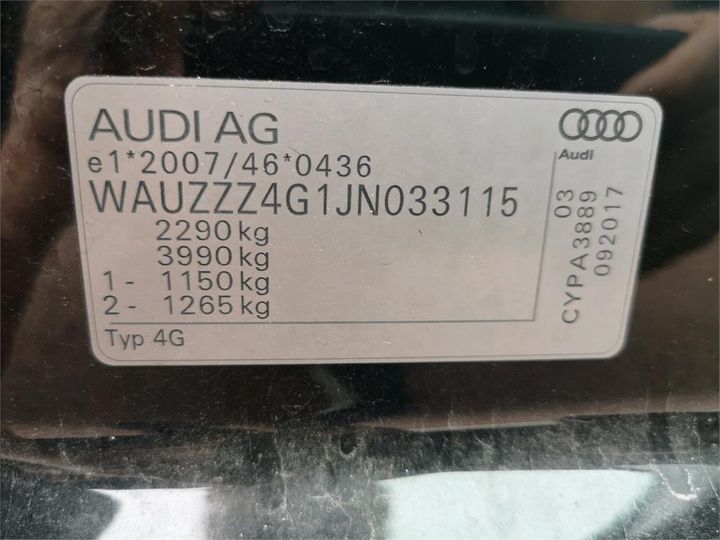 Photo 16 VIN: WAUZZZ4G1JN033115 - AUDI A6 AVANT 