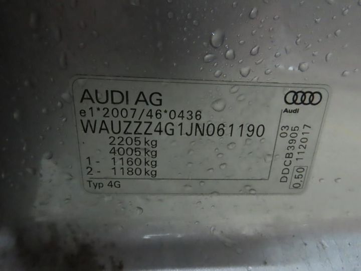 Photo 13 VIN: WAUZZZ4G1JN061190 - AUDI A6 