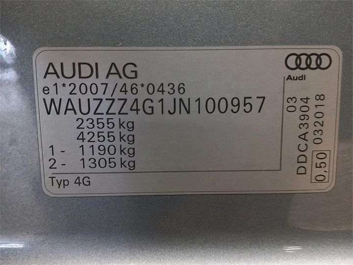 Photo 6 VIN: WAUZZZ4G1JN100957 - AUDI A6 AVANT 