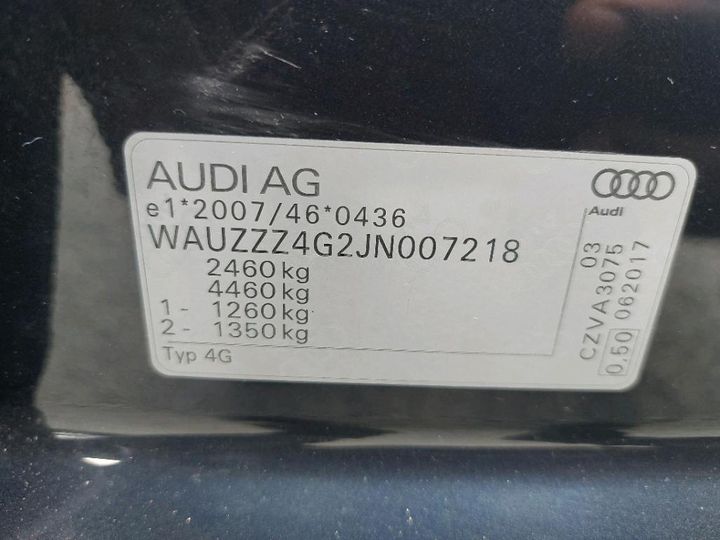 Photo 8 VIN: WAUZZZ4G2JN007218 - AUDI A6 AVANT 