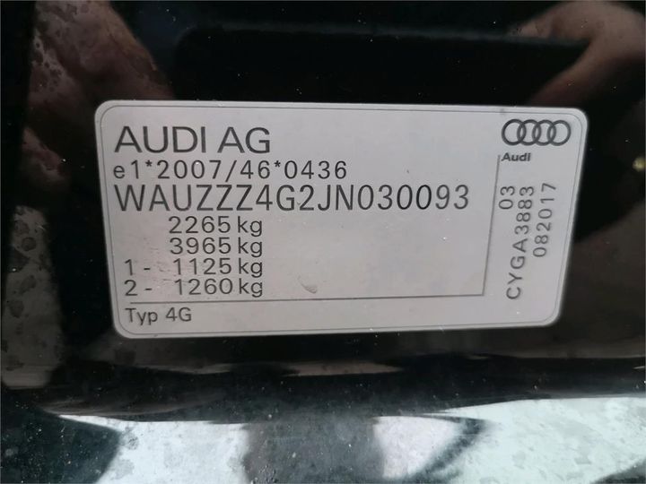 Photo 14 VIN: WAUZZZ4G2JN030093 - AUDI A6 AVANT 