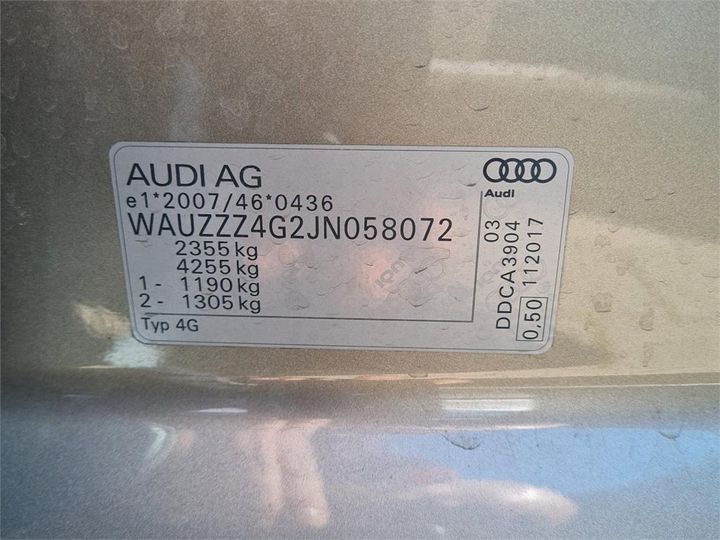 Photo 6 VIN: WAUZZZ4G2JN058072 - AUDI A6 AVANT 