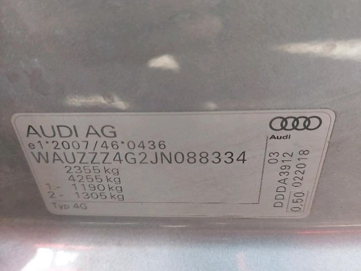 Photo 8 VIN: WAUZZZ4G2JN088334 - AUDI A6 AVANT 