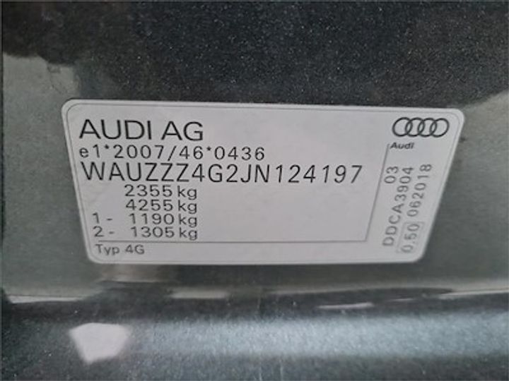 Photo 11 VIN: WAUZZZ4G2JN124197 - AUDI A6 AVANT DIESEL - 2015 