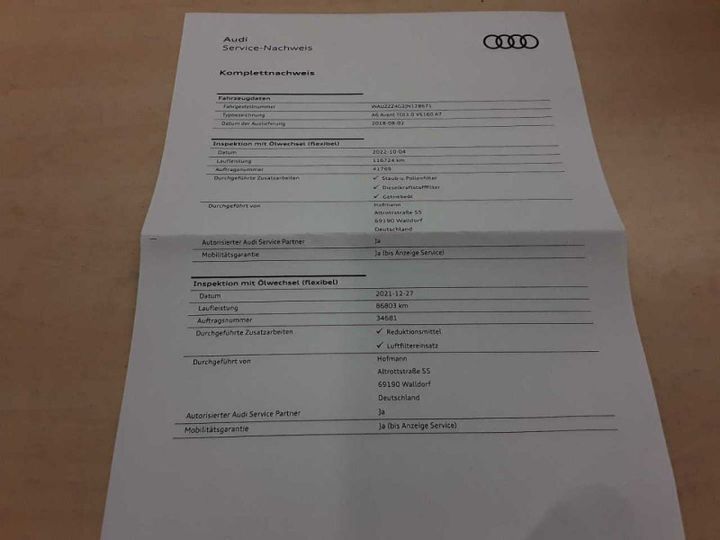 Photo 10 VIN: WAUZZZ4G2JN128671 - AUDI A6 3.0 TDI 