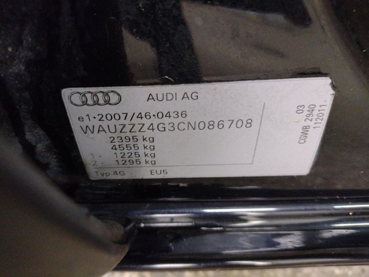 Photo 14 VIN: WAUZZZ4G3CN086708 - AUDI A7 SPORTBACK 