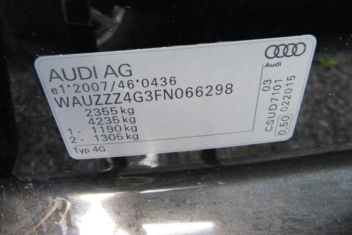 Photo 3 VIN: WAUZZZ4G3FN066298 - AUDI A6 AVANT 