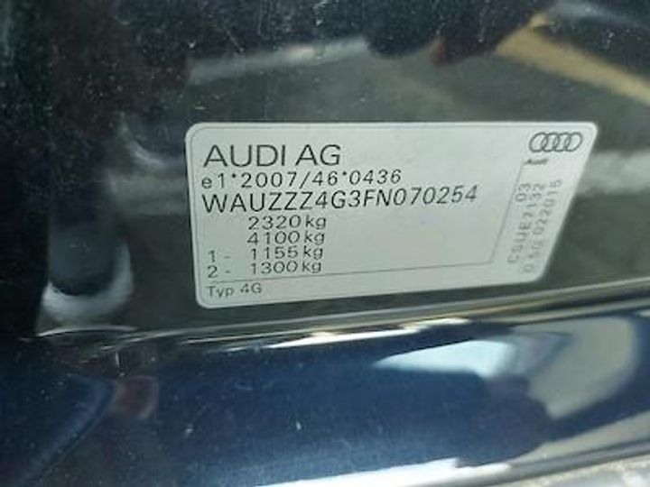 Photo 12 VIN: WAUZZZ4G3FN070254 - AUDI A6 AVANT DIESEL - 2015 