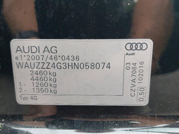 Photo 8 VIN: WAUZZZ4G3HN058074 - AUDI A6 AVANT 