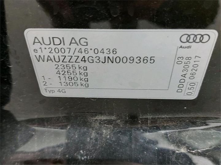 Photo 6 VIN: WAUZZZ4G3JN009365 - AUDI A6 AVANT 