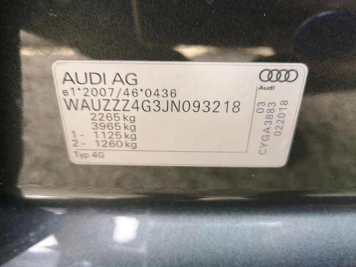 Photo 12 VIN: WAUZZZ4G3JN093218 - AUDI A6 AVANT 