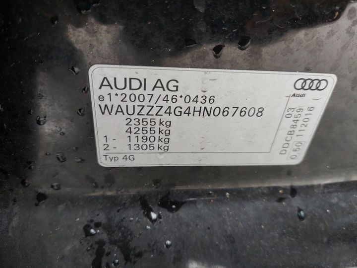 Photo 19 VIN: WAUZZZ4G4HN067608 - AUDI A6 AVANT 