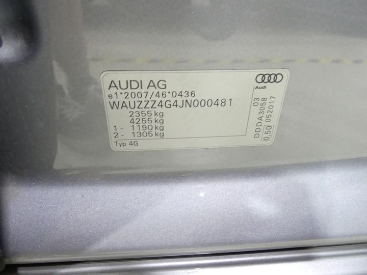 Photo 4 VIN: WAUZZZ4G4JN000481 - AUDI A6 AVANT 